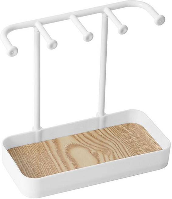 달루나 다용도 악세사리 진열대 정리대 트레이, 1개, 화이트1단