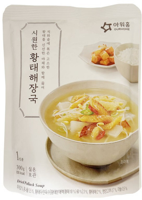 아워홈 황태해장국, 300g, 7개