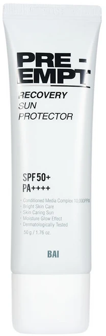 프리엠프트 리커버리 피부재생 기능성 저자극 유기자차 선크림 선 프로텍터 spf50+ pa++++, 3개, 50g - 쿠팡