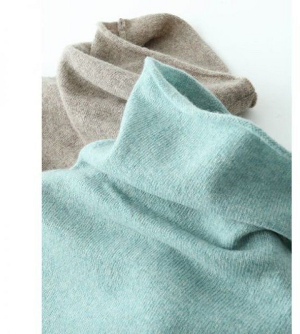 캐시미어100 소프트 터틀넥 하프넥 목폴라 니트 폴라티 스웨터 루즈넥 베이직 풀오버 모그넥 TL445