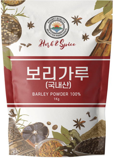 국산 보리가루 분말, 1개, 1kg
