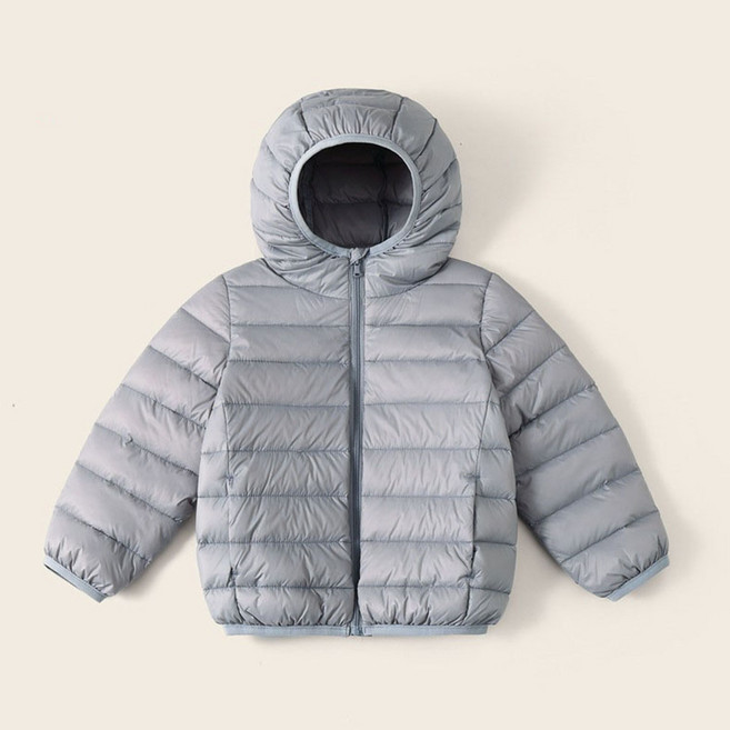 男女童輕量保暖連帽羽絨外套 90%含量羽絨