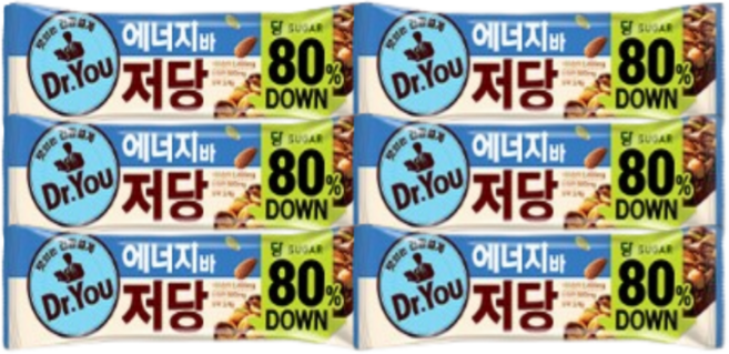 오리온 닥터유 에너지바 저당 신제품 오그래놀라바, 1개, 300g