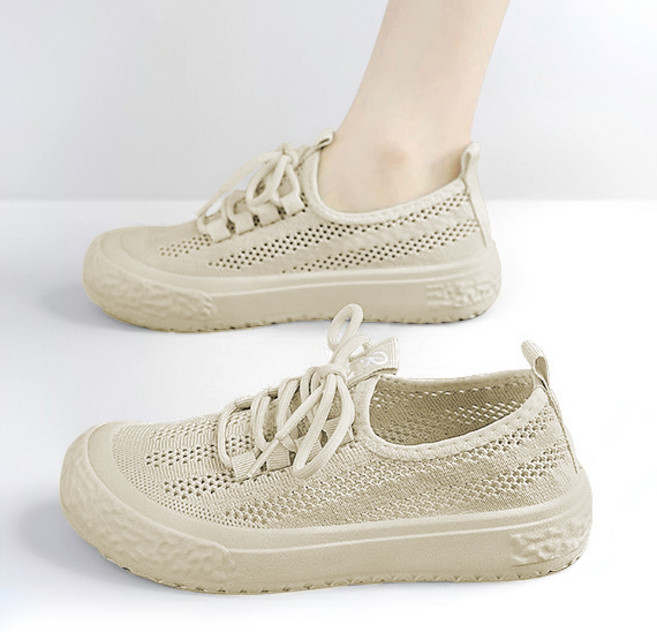 Modern Fashion 여성 발편한 통기성 운동화 펀칭 스니커즈 K111