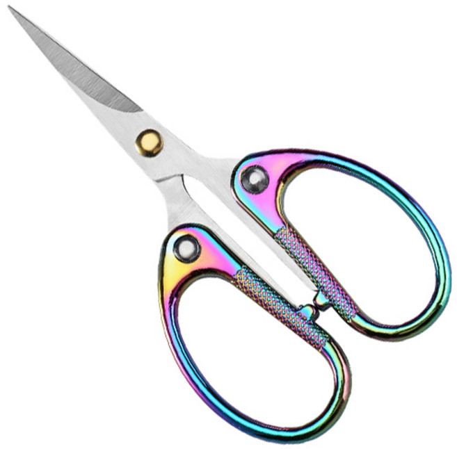 안이스 다용도 스테인리스 가위 소, 혼합색상, 1개