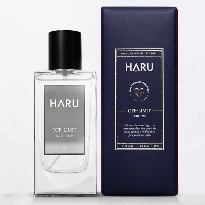 Haru 費洛蒙香水 1000倍濃縮 40ml, 1個, 新包裝 男性1000倍費洛蒙香水40ml