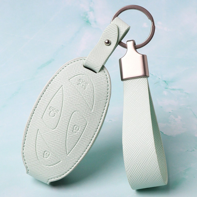 현대 호환 5버튼 7버튼 더뉴아반떼cn7 쏘나타디엣지 디올뉴싼타페MX5 그랜저GN7 더뉴투싼nx4 올뉴코나sx2 아이오닉 차키케이스 키홀더(무료각인), 민트, 현대G