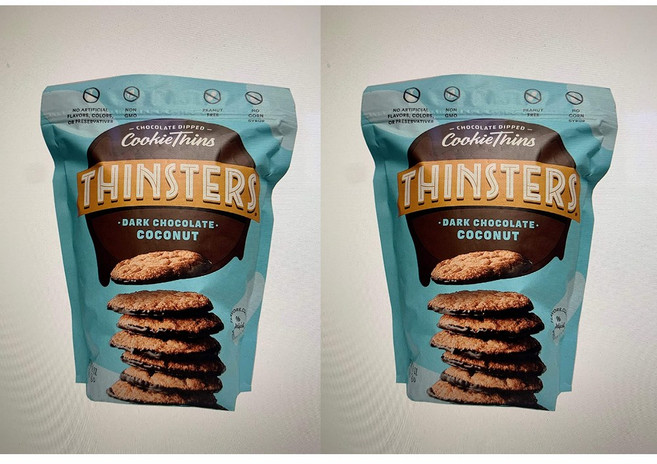씬스터스 다크 초콜릿 코코넛 크런치 쿠키 510g 2개 by Thinsters