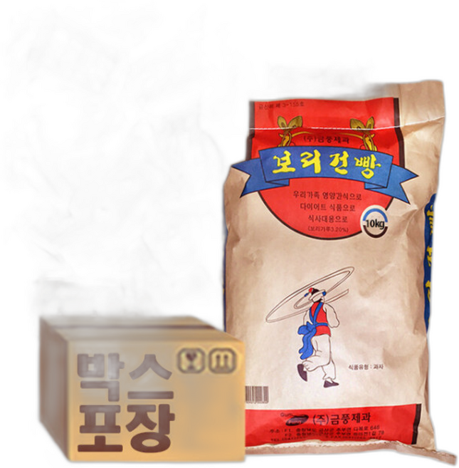 금풍제과 보리건빵 포대 군대 군용 대용량과자, 10kg, 1개