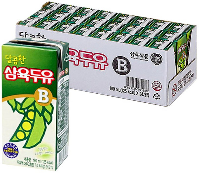 [숨결]삼육두유 달콤한 두유B 190ml 24개