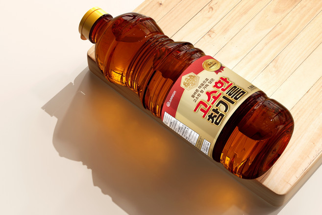 올바른 고소한 참기름, 12개, 1.8L