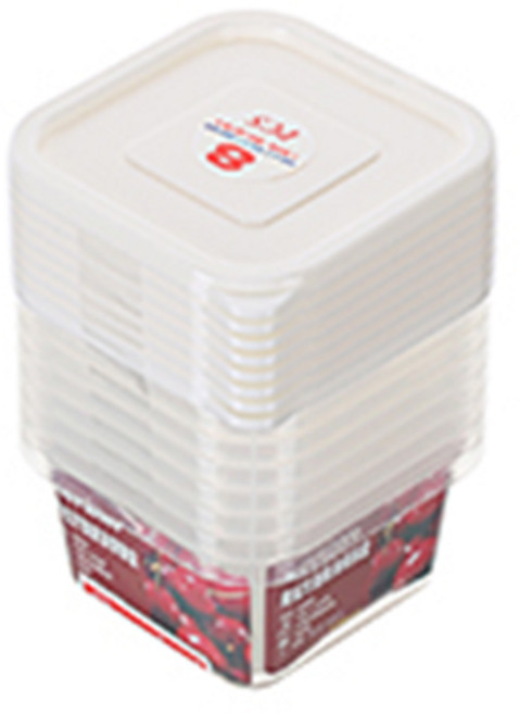 聯府 青松微波保鮮盒, 方型0.15L(8入)GIS150, 1個