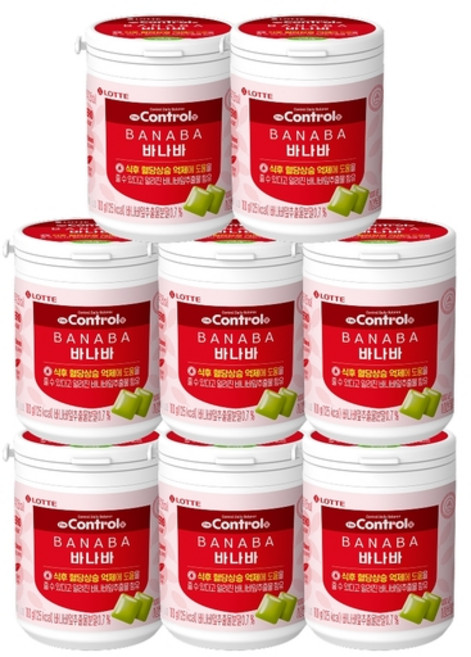 아임 컨트롤껌 바나바 100g x8개 제과, 8개