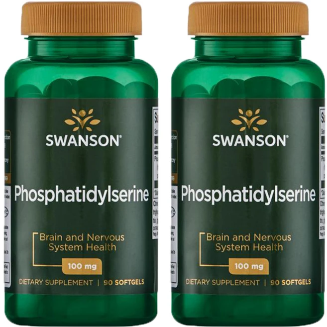 스완슨 포스파티딜세린 100mg 소프트젤, 90정, 2개 - 쿠팡