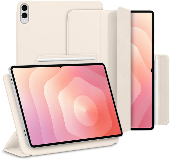 뷰씨 폴리오 커버형 케이스, 바닐라크림