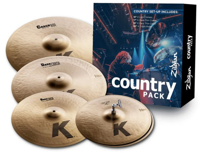 [Zildjian] 질젼 COUNTRY Cymbal Pack 질젼 케이 컨츄리 심벌세트 (15 17 19 20 구성) K0801C, 1개