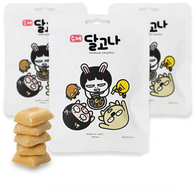 제이엘 수제달고나 - 오리지널, 20g, 10개