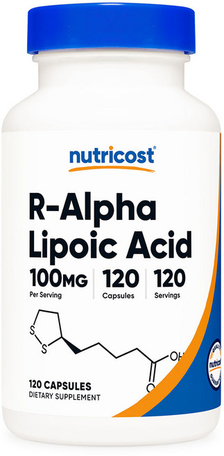 뉴트리코스트 R-알파리포산 100mg 120캡슐 1병, 120회분, 1개