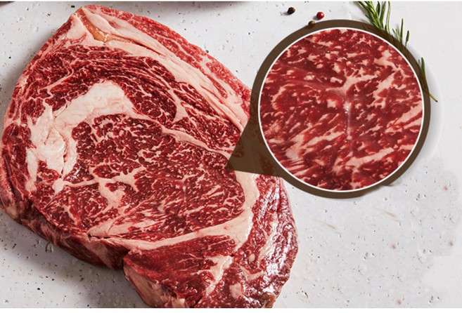 마장 한우 우리소 1등급 등심 구이 스테이크 900g 1200g 캠핑 홈파티, 1.2KG, 1개