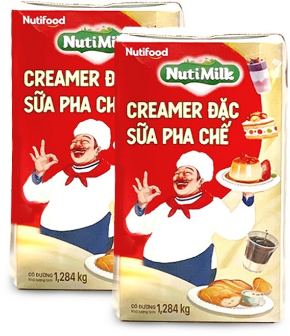 누티밀크 크리머 연유 1.284kg 2개세트, 2개