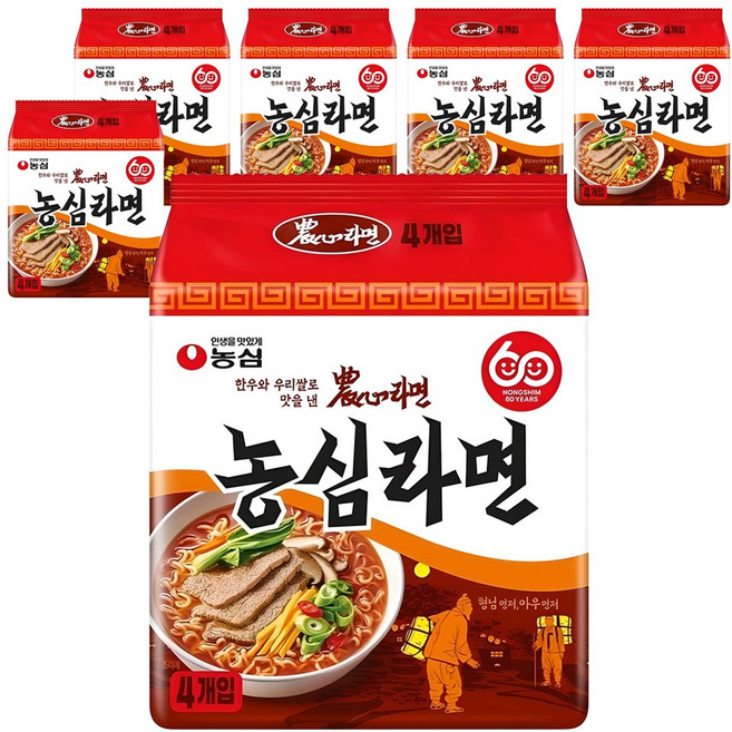 농심 라면 124g, 24개