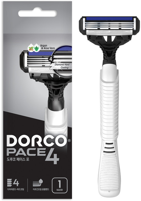 도루코 페이스4 일회용면도기 1개입, 1개