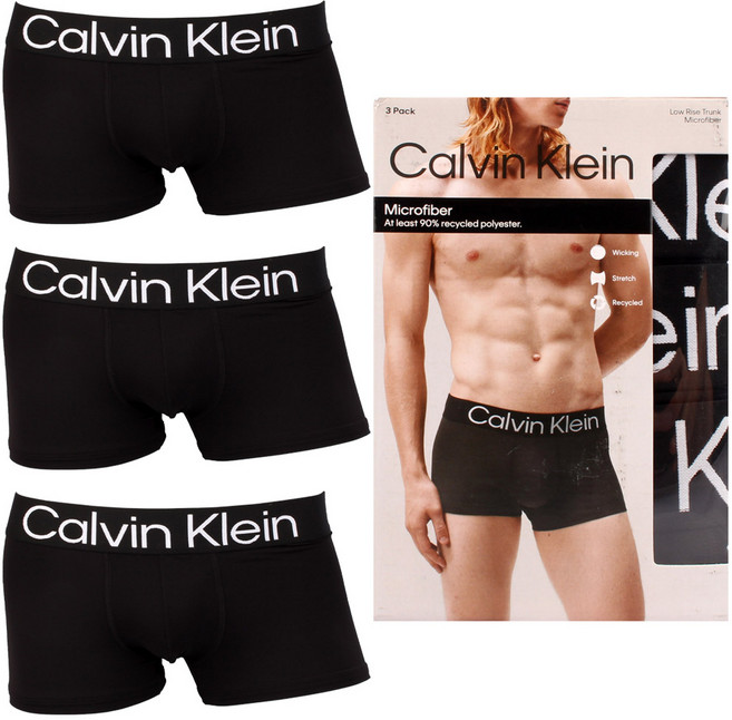 캘빈클라인 남성 팬티 드로즈 NP26070 001 블랙 3장세트