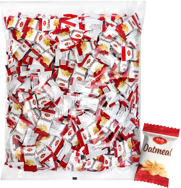 리키 오트밀 미니바이트 스낵, 1kg, 1개