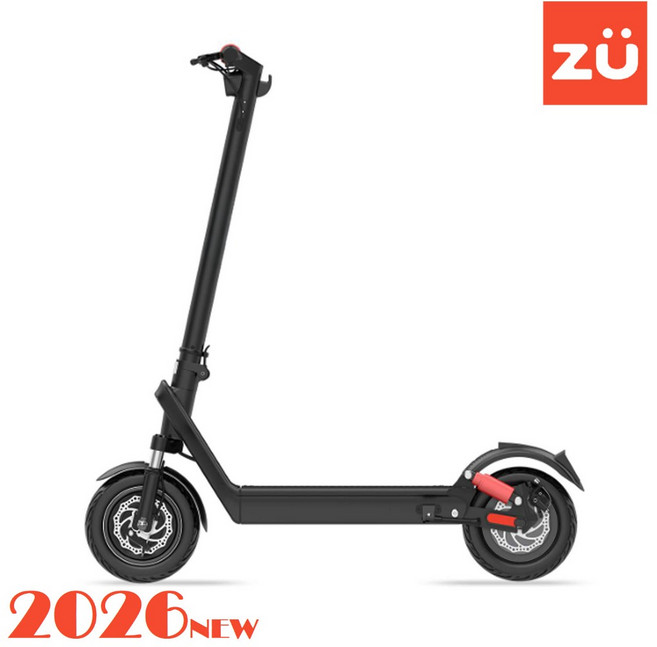 ZU 電動滑板車 X9B 後輪驅動 雙避震 雙碟煞 500W 10吋真空胎, 1個