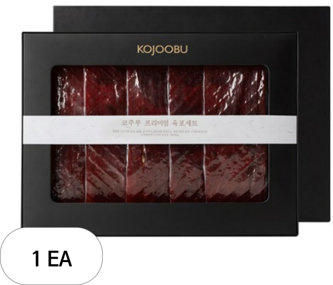 코주부 프리미엄 육포 + 쇼핑백 선물세트, 250g, 1세트
