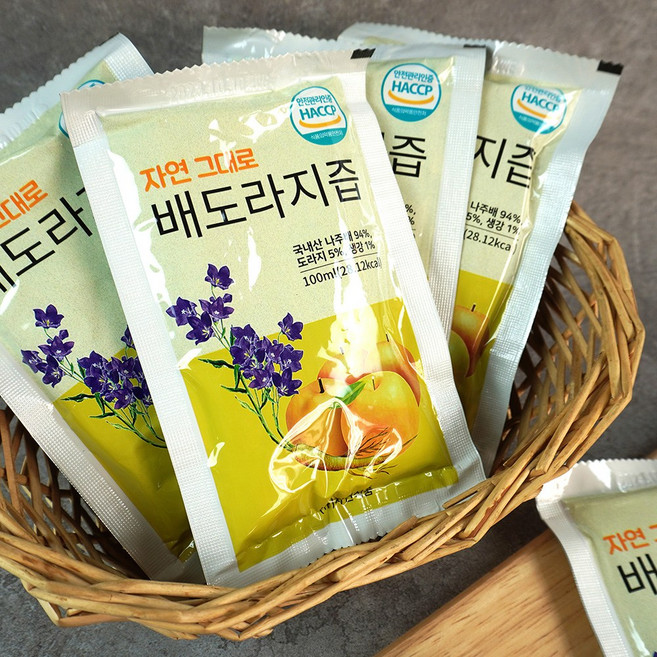 자연그대로 배도라지즙 파우치 100ml 30포, 30개
