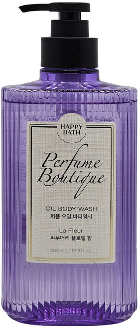 해피바스 퍼퓸부티크 오일 바디워시 라플레르 파우더리 플로럴, 500ml, 1개