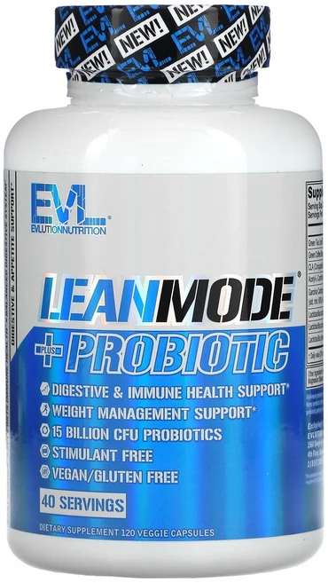 EVLution Nutrition LeanMode 플러스 프로바이오틱 캡슐 120정, 2개 - 쿠팡