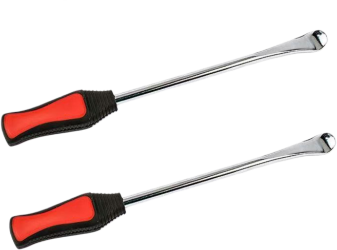 픽클리 오토바이 타이어 주걱 오토바이 저전거 킥보드타이어 레버 튜브분리 공구 장비 2개, 1세트