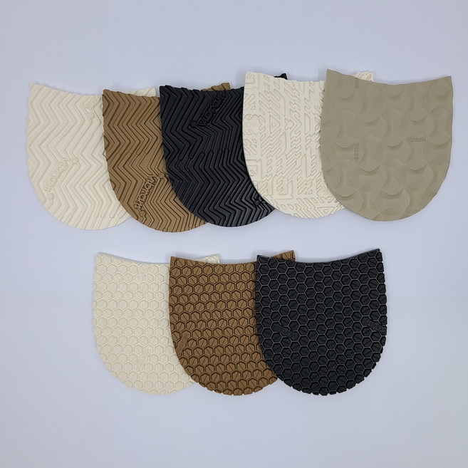 18뒤꿈치 셀프 비브람 밑창보강 뒷꿈치 DIY 신발 운동화 스니커즈 밑창교체, 아이보리(5미리), 1개