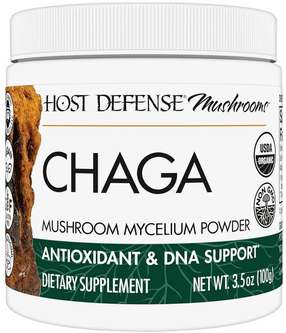 호스트 디펜스 차가버섯 분말 Host Defense Chaga Mushroom Powder, 1개, 100g - 쿠팡
