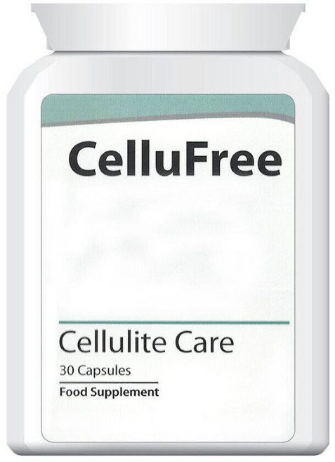 셀룰프리 셀룰라이트 필 100% 천연 허브 성분으로 된 땀샘 지방 제거 도움 보충영양제 30정, 1개