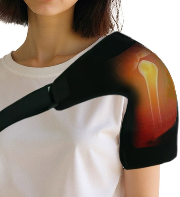 어깨온열찜질기 오십견 관절 석회성건염 원적외선 찜질 KC인증 웰나우 플러스 대용량 무선 전기 찜질기, 웰나우어깨따숨플러스