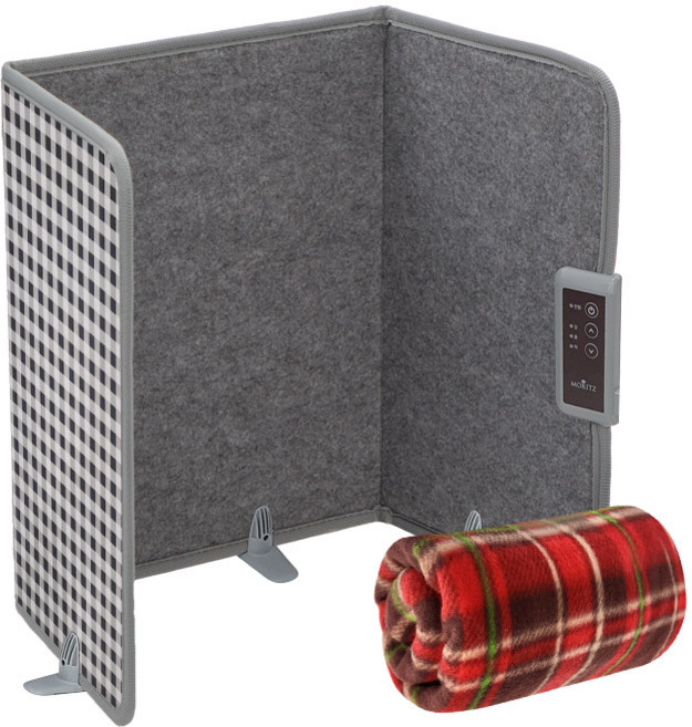 모리츠 파티션 히터 MO-ID9000W 히팅패드 사무실 책상 발난로 접이식, 난방용품 파티션히터 MO-ID9000W