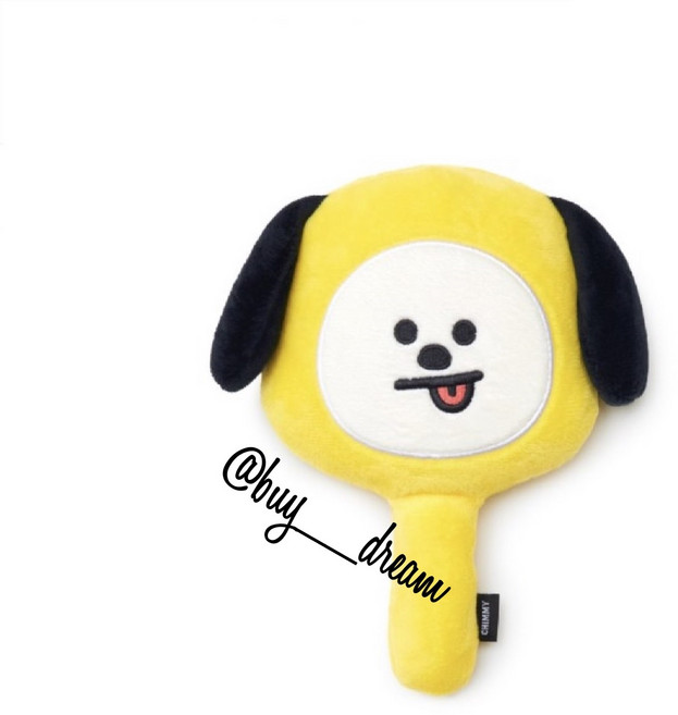 라인프렌즈 BT21 얼굴 인형 손거울 알제이 슈키 코야 망 타타 치미 쿠키 방탄굿즈, 1개