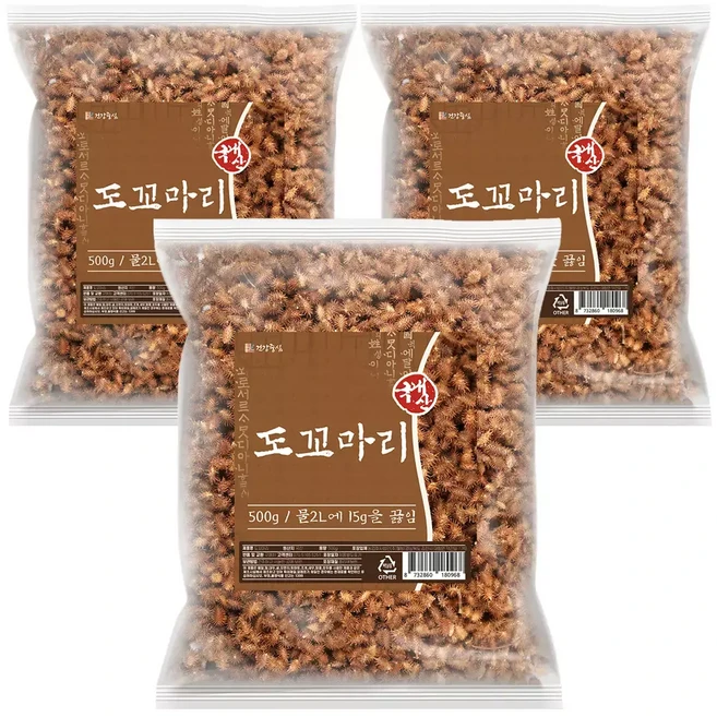 국산 도꼬마리 3개 창이자 독고마리, 500g, 1개, 건강중심