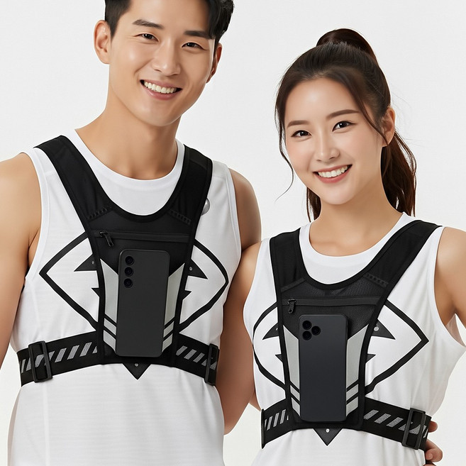 베리엣지 초경량 매쉬 트레일 러닝 조끼 밴드 남녀공용, 1개