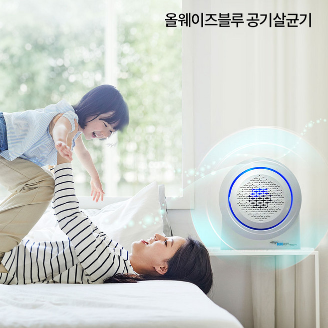 올웨이즈블루 플라즈마 공기살균기 코로나 독감 비염 바이러스제거 NO필터 자동청소 공기청정기, 화이트, SAS-V200