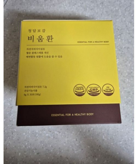 청담보감 비움환 6g x 30일분 차전자피 식이섬유 환 30포 533537, 180g