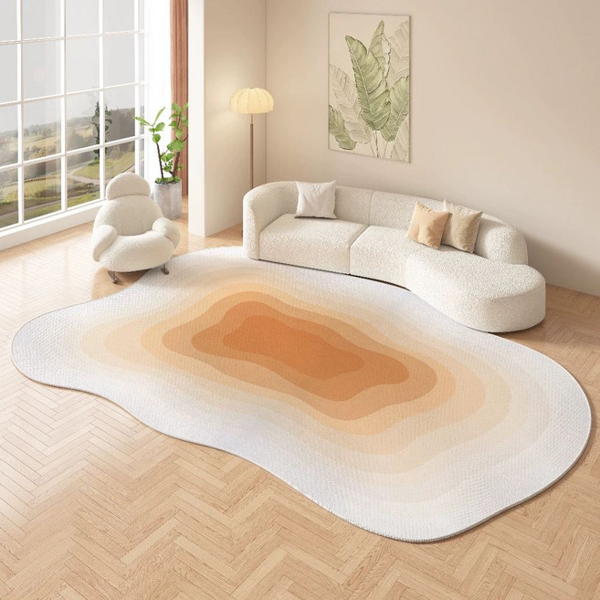 라운드 소파 램스울 수입가구 등받이 대기실 조약돌 구름 쇼파 3인용 양털, G. 200x300cm 불규칙, K. AYQ0231