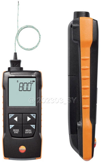 Testo 925 열전대 K타입 프로브용 온도차 측정기 테스토 1채널, 1개