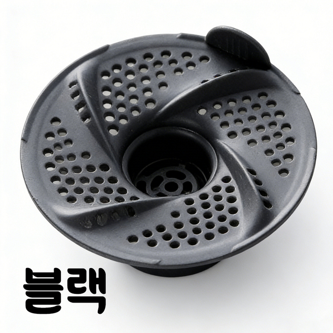 욕실배수구덮개 욕실배수구거름망 배수구덮개 욕실배수구트랩 배수구거름망 배수구실리콘마개 욕실배수구실리콘거름망20cm 실리콘덮개 세탁기배수구실리콘덮개 배수구트랩, 3개, black