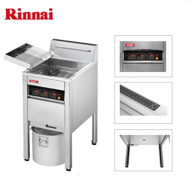 린나이 업소용 가스튀김기 22리터 RFA-228G 22리터, LPG(가스통연결)