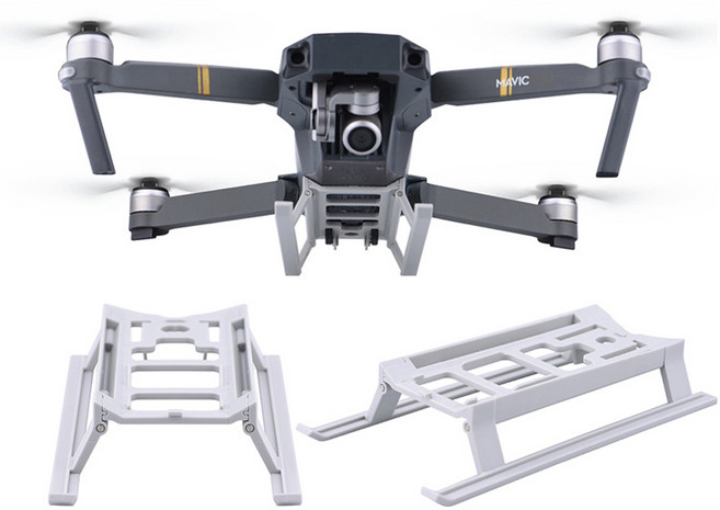 DJI 매빅프로 접이식 랜딩기어 높이확장 착륙보조다리 Mavic Pro 드론 액세서리, 1개, (매빅프로) 스키드