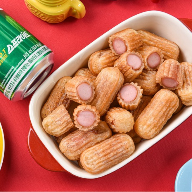 델리 한입 츄러스 소시지 간편한 아이들 간식, 550g, 2개